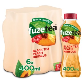 Fuze Peach Hibiscus 4 x 6 x 0,4 Lit. PET.