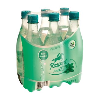 Rosport mat Menthe 6 x 0,50 Lit. PET.
