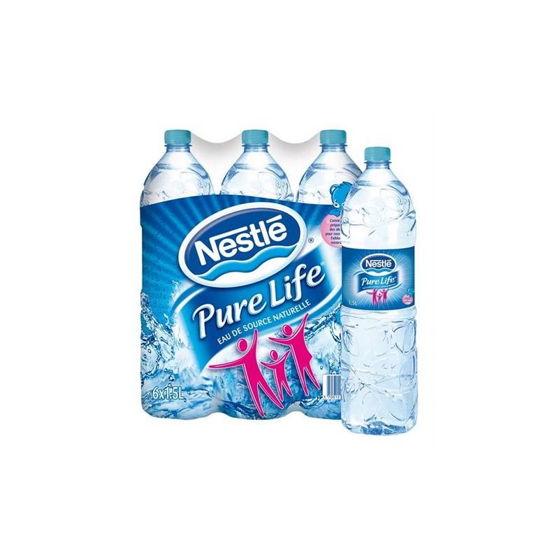Nestle Pure Life 6 x 1,5 Lit PET.