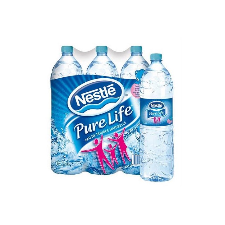 Nestle Pure Life 6 x 1,5 Lit PET. Nestle Pure Life 6 x 1,5 Lit PET.