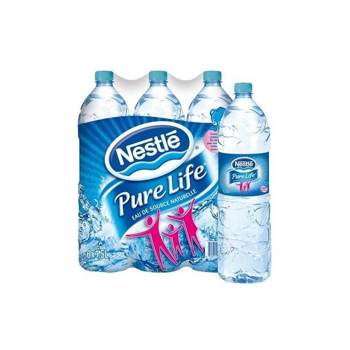 Nestle Pure Life 6 x 1,5 Lit PET.