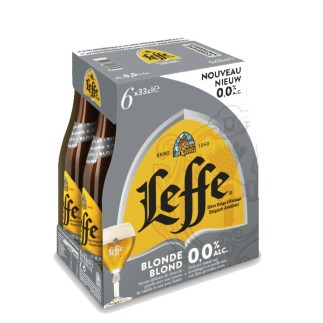 Leffe Blonde 0,0% 4 x 6 x 0,33 Lit. Vc.