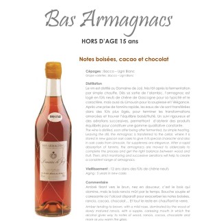 Armagnac Domaine de Joy Hors d'Âge