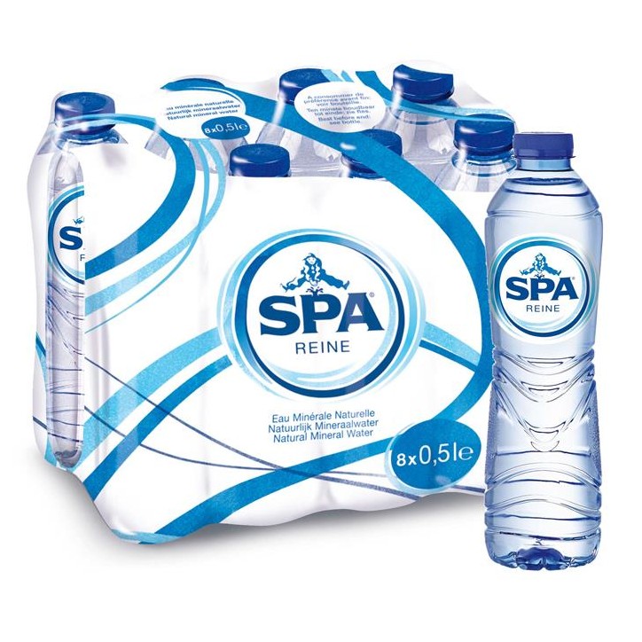 Spa Reine 3 x 8 x 0,50 Lit. PET. Spa Reine 3 x 8 x 0,50 Lit. PET.