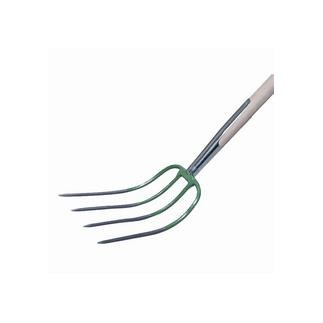 Dunggabel 4 Zinken gebogen 135 cm Esche Stiel