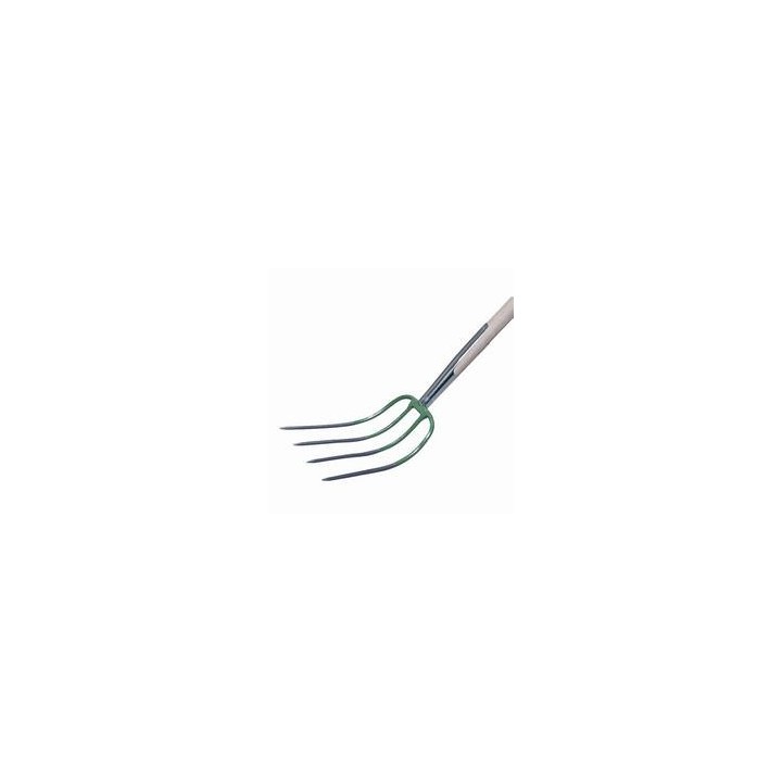 Dunggabel 4 Zinken gebogen 135 cm Esche Stiel