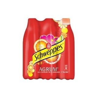 Schweppes Agrum 4 x 6 x 0,5 Lit. PET.