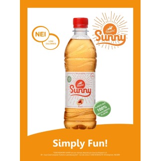 Rosport Sunny Peche 6 x 0,5 Lit. PET