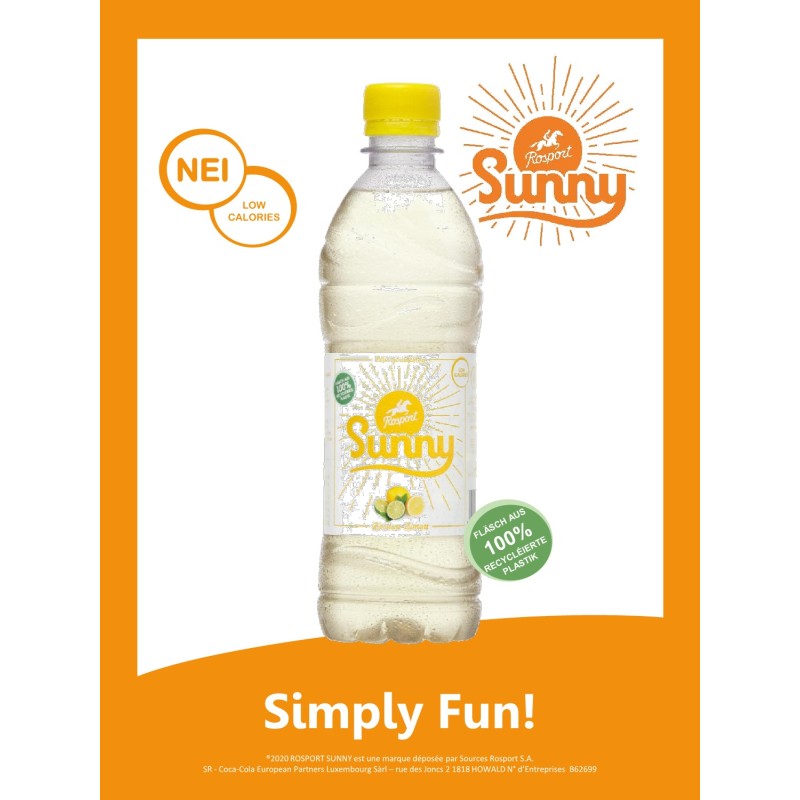 Rosport Sunny Citron 6 x 0,5 Lit. PET