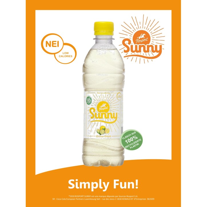 Rosport Sunny Citron 6 x 0,5 Lit. PET