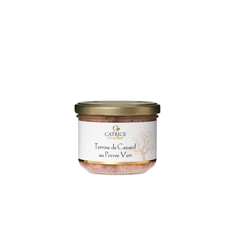 Terrine de canard au poivre vert 200 g