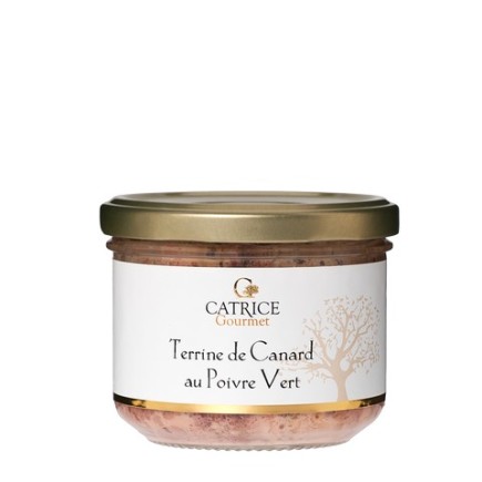 Terrine de canard au poivre vert 200 g