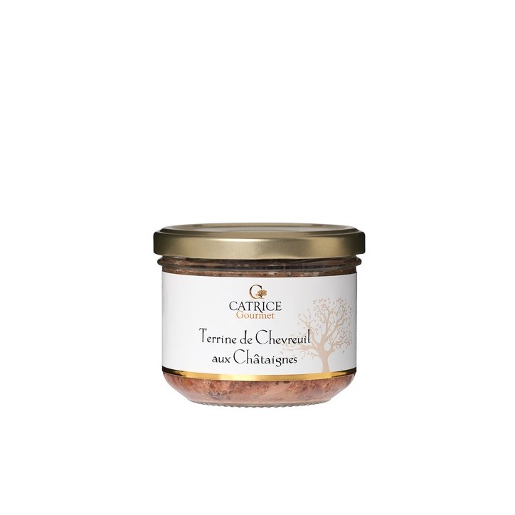 Terrine de chevreuil aux châtaignes 200 g