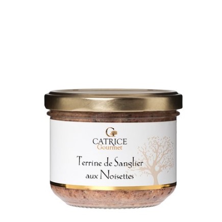 Terrine de sanglier aux noisettes 200 g