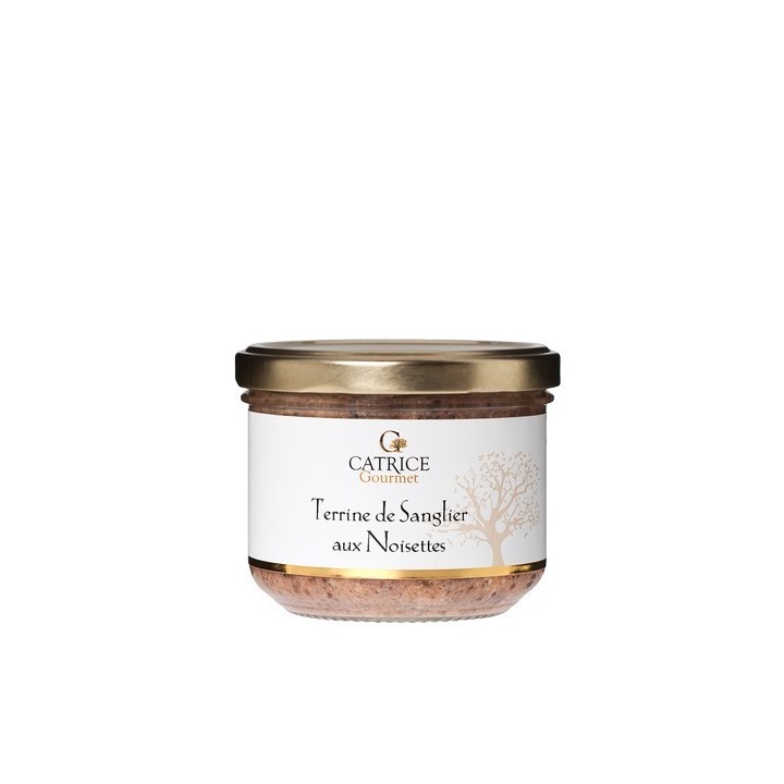 Terrine de sanglier aux noisettes 200 g