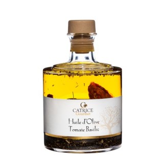 Huile d'olive Tomate Basilic 25 cl empil.