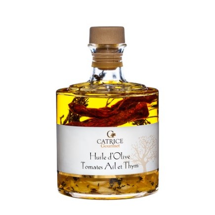 Huile d'olive Tomate,Ail Th 25 cl empil.