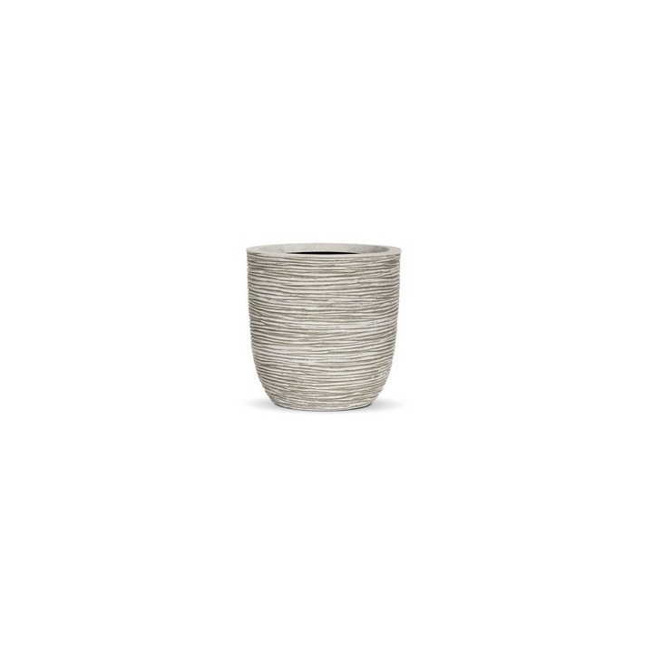 Topf kugel 35 x 34 cm elfenbein