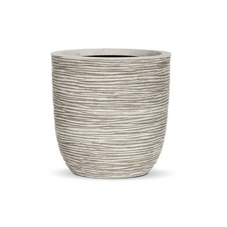 Topf kugel 43 x 41 cm elfenbein