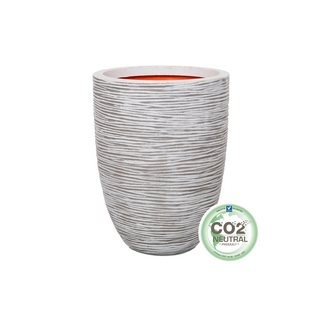 Gefäß Elegant niedrig 34 x 36 cm dunkelbraun