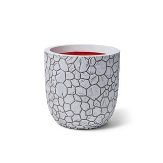 Topf Kugel Clay 43 x 41 cm elfenbein