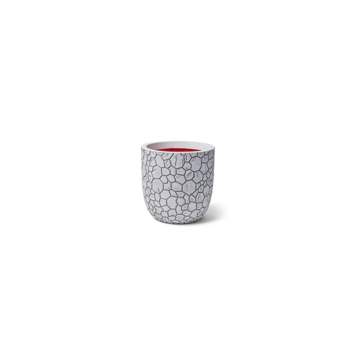 Topf Kugel Clay 43 x 41 cm elfenbein