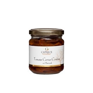 Tomates cerises confites marinées