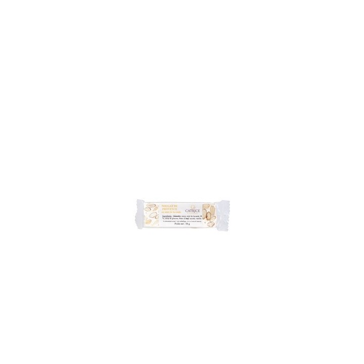 Nougat blanc au miel de lavande
