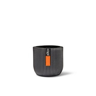 Topf Kugel Groove 9 x 8 schwarz