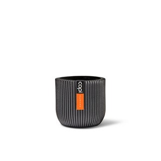 Topf Kugel Groove 9 x 8 schwarz