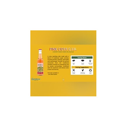 Ramborn Pink Cider 24 x 0,33 lit. Vc.