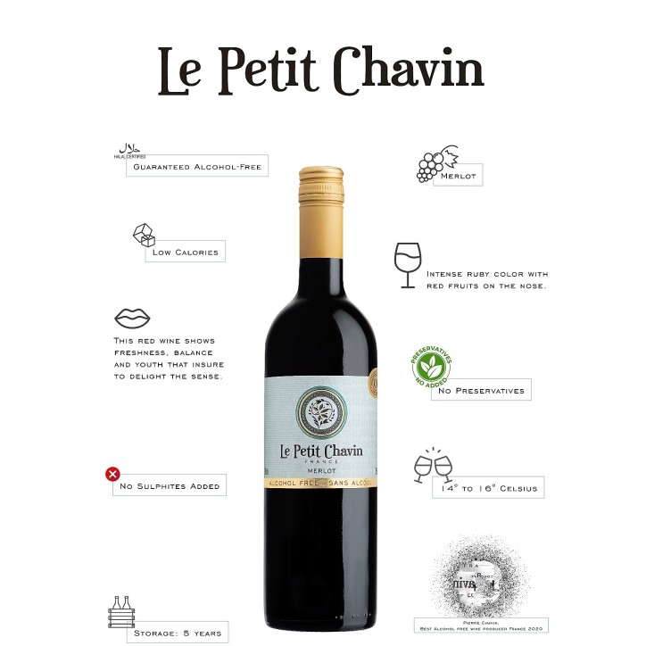 Le petit Chavin Merlot Rouge Le petit Chavin Merlot Rouge