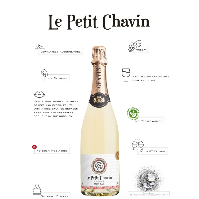 Le petit Chavin Mousseux blanc Muscat