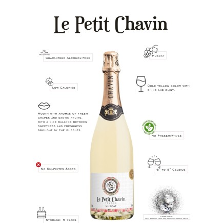 Le petit Chavin Mousseux blanc Muscat