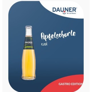 Dauner Apfelschorle Gastronomie