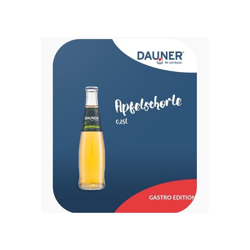 Dauner Apfelschorle Gastronomie