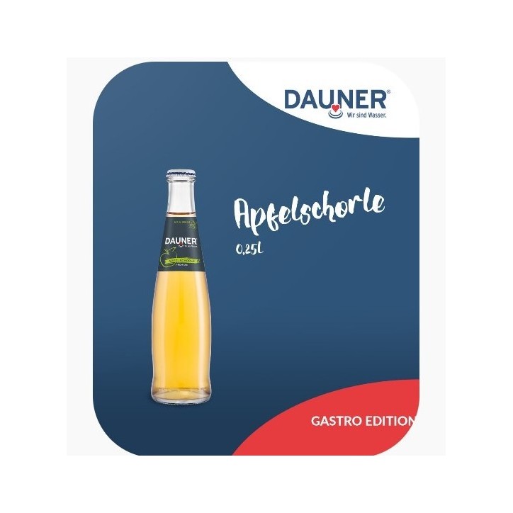 Dauner Apfelschorle Gastronomie