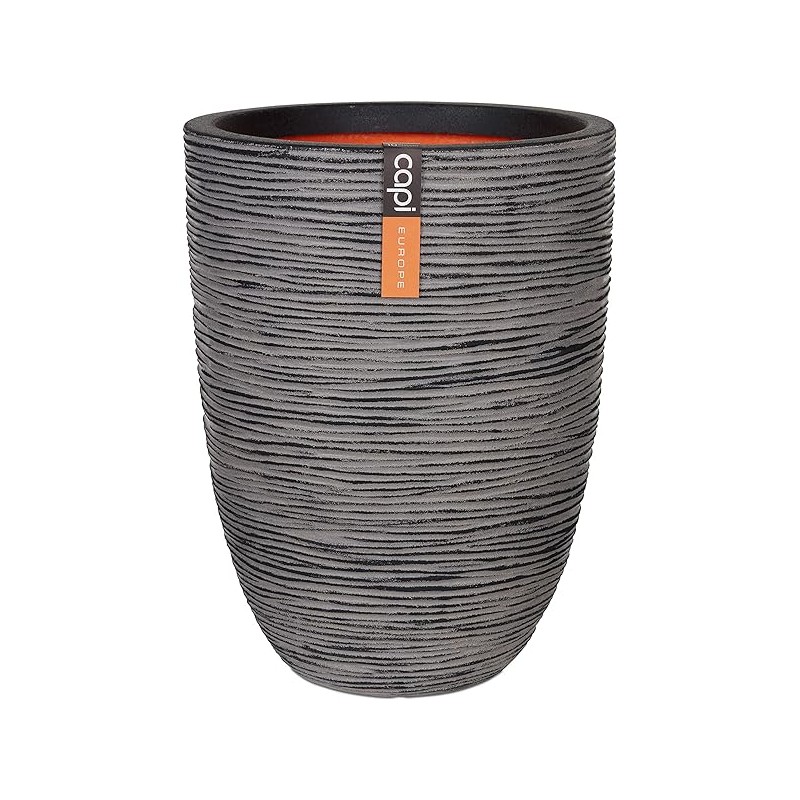 Gefäß Kugel Rib 12 x 32 x 19 schwarz