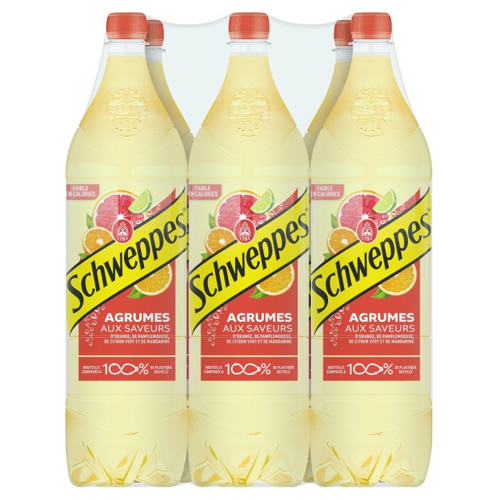 Schweppes Agrum 6 x 1,50 Lit. PET.