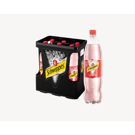 Schweppes Wild Berry 6 x 1 Lit. PET. Mehrweg