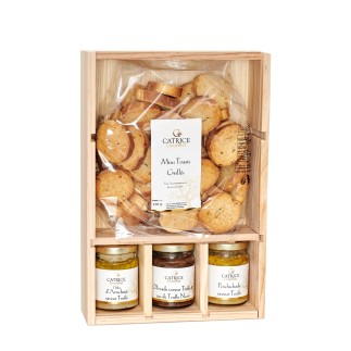 Coffret bois Apéro Truffe