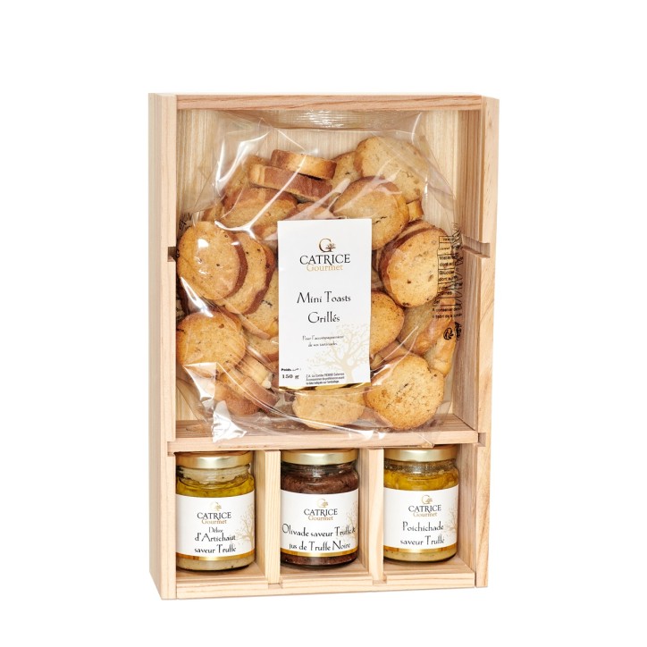 Coffret bois Apéro Truffe