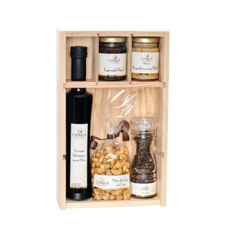 Coffret bois Black Gourmet