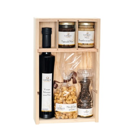 Coffret bois Black Gourmet