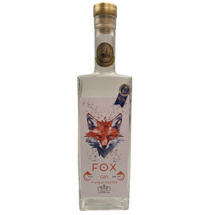 Gin Fox 43 % 0,7 lit. Gin Fox 43 % 0,7 lit.