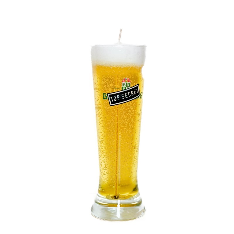 Kerze Bierglas Flute