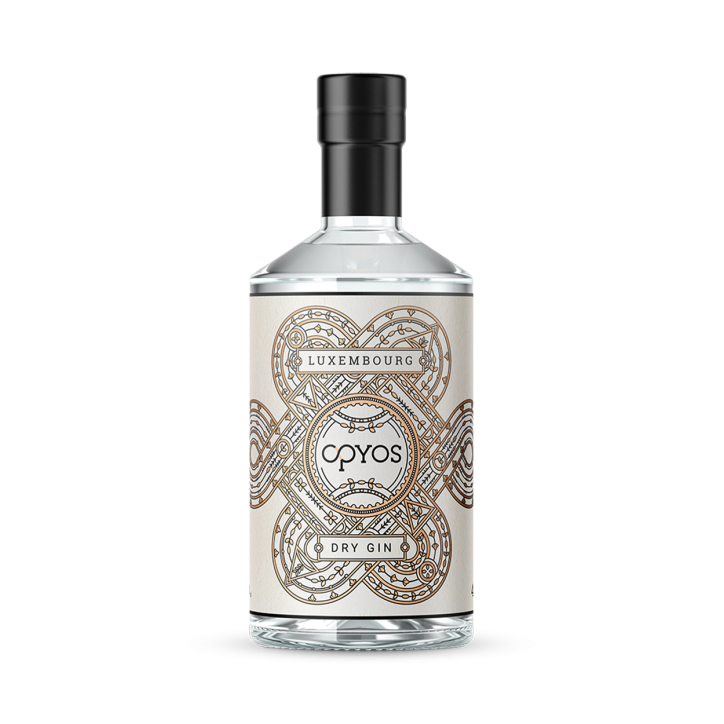 Opyos Luxembourg Dry Gin 44 % vol 0,7 lit.