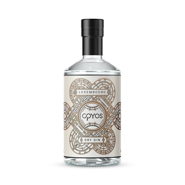 Opyos Luxembourg Dry Gin 44 % vol 0,7 lit.