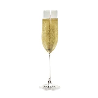 Kerze Crémant Glas