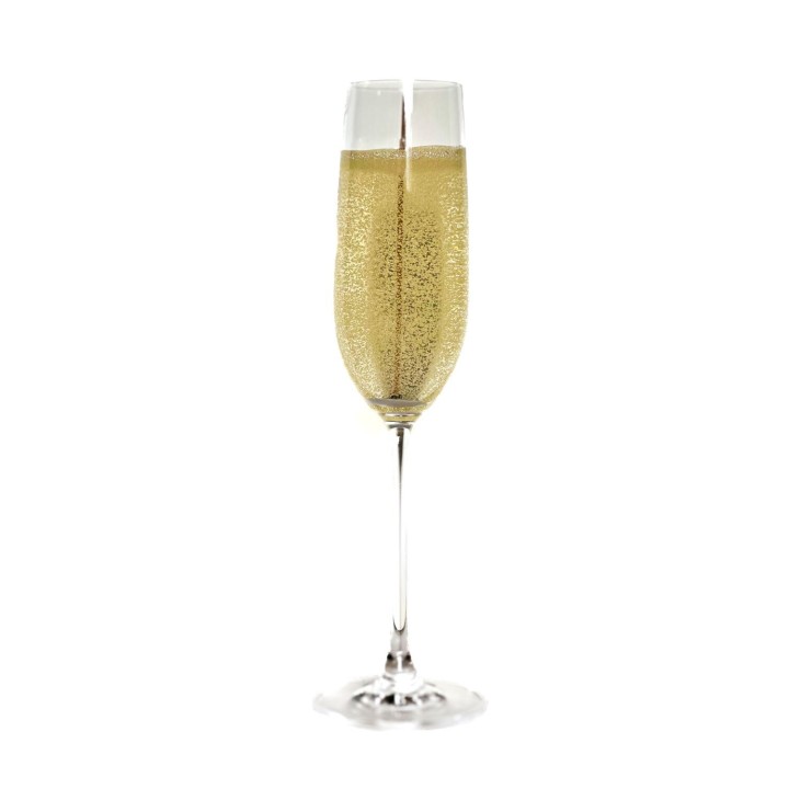 Kerze Crémant Glas